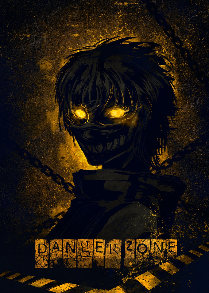 Danger Zone Anime Character Poster