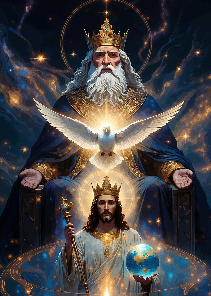 Holy Trinity Divine Majesty Illustration