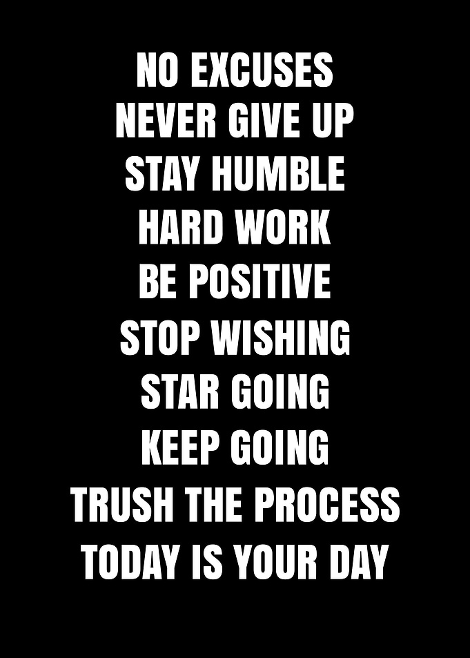 Inspirational Motivational Quote Poster