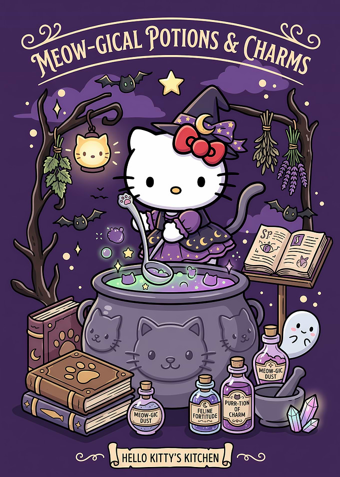 Hello Kitty Meow-gical Potions and Charms