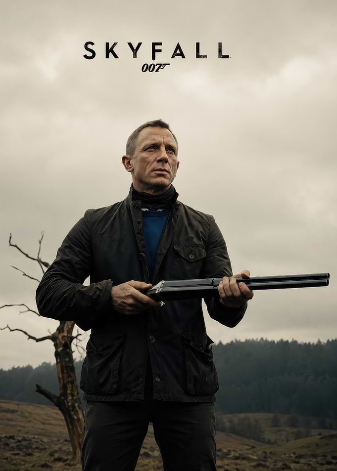 James Bond Skyfall Movie Poster