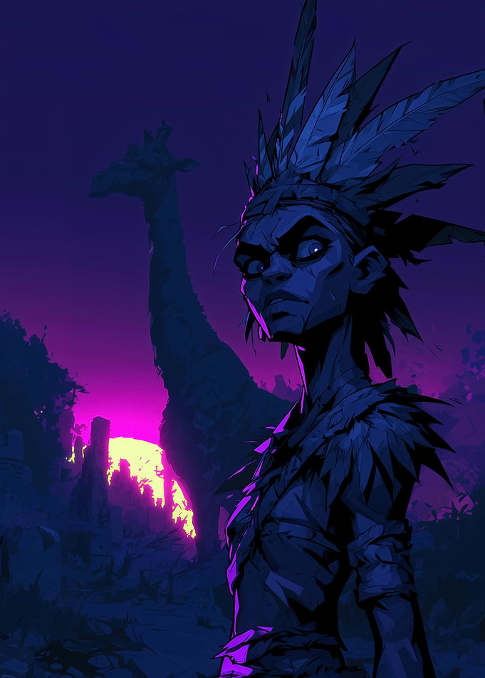 Primal Sentinels: Towering Twilight (Giraffe)