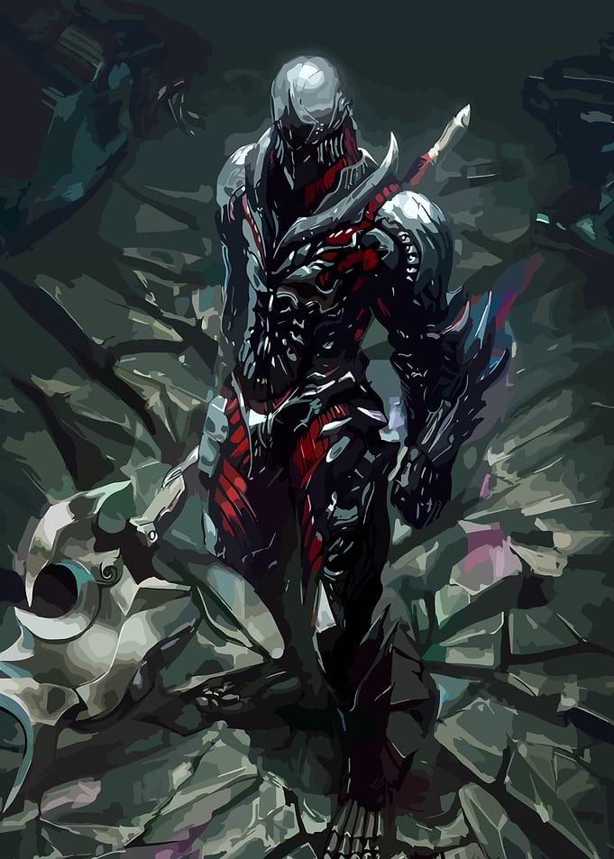 Dark Fantasy Armored Warrior