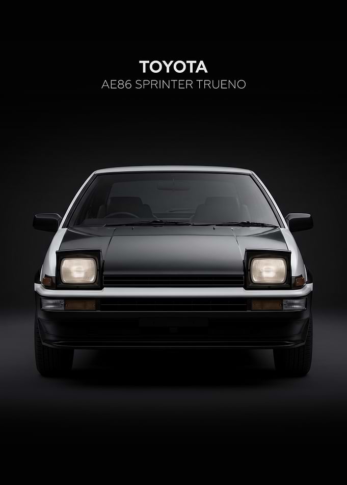 AE86 Sprinter Trueno Dark Front