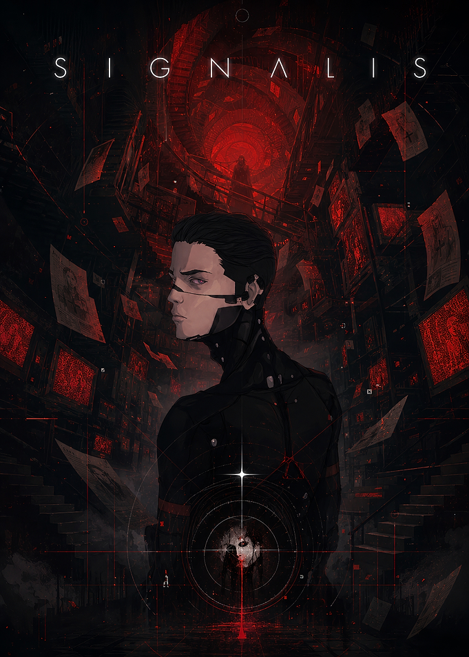 Signalis Elster Character Poster