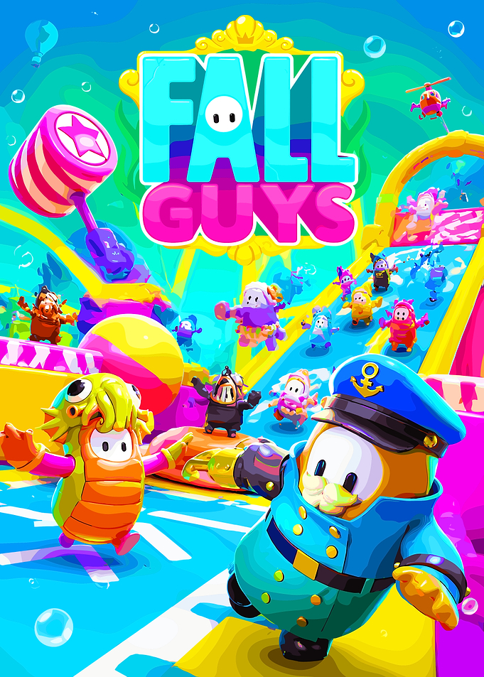 Fall Guys Game Art