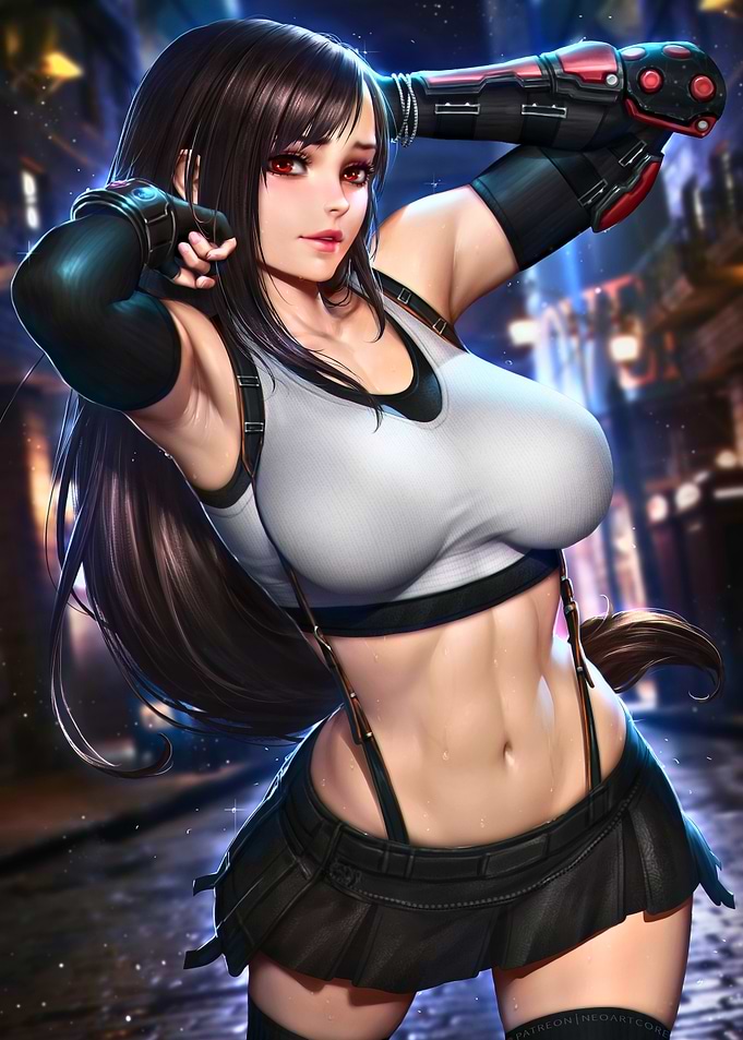Tifa Lockhart Final Fantasy Digital Art