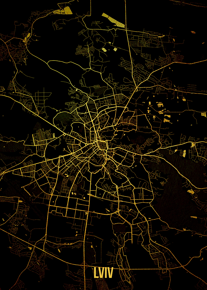 Lviv Gold City Map
