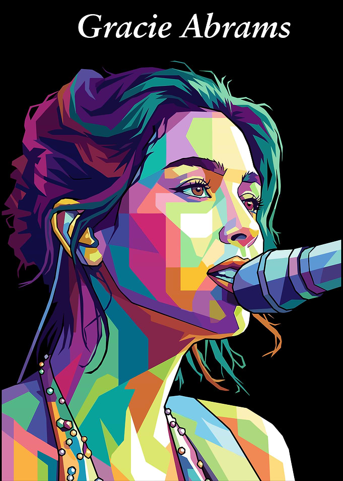 Gracie Abrams Pop Art Portrait