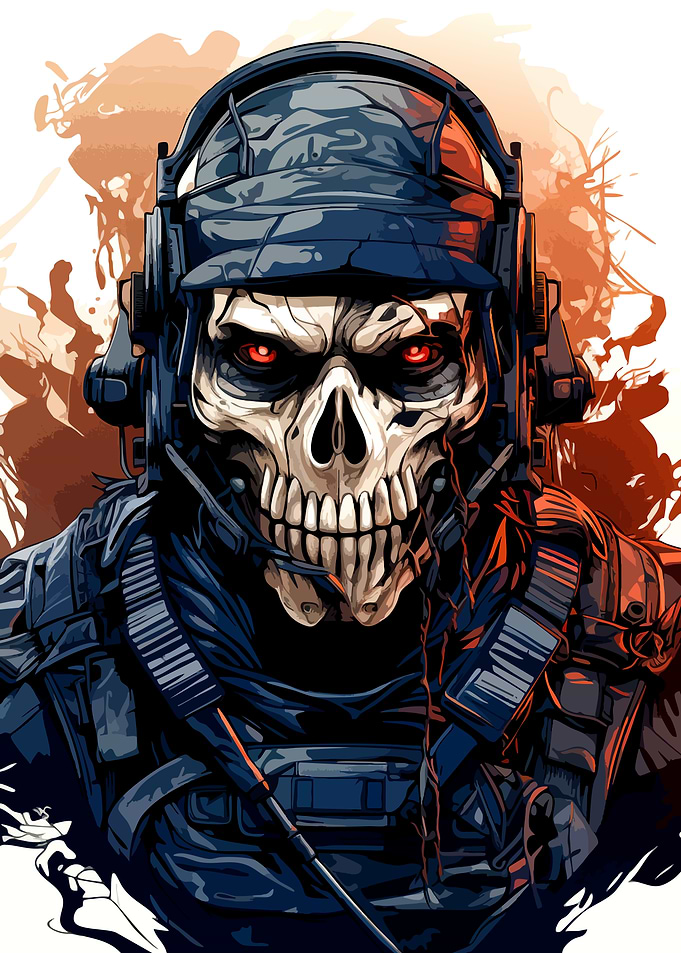 Ghost Soldier Portrait