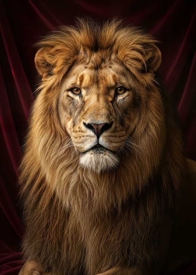 Majestic Lion Portrait