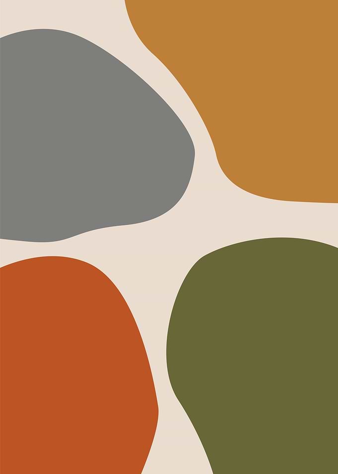 Minimalist Abstract Organic Shapes