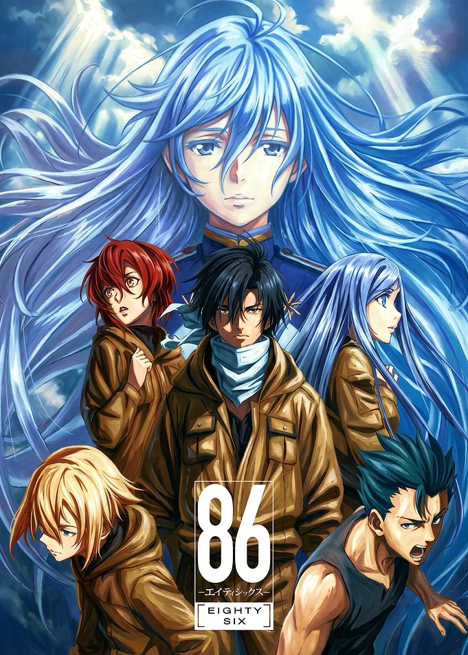 86 Eighty-Six Anime Character Poster