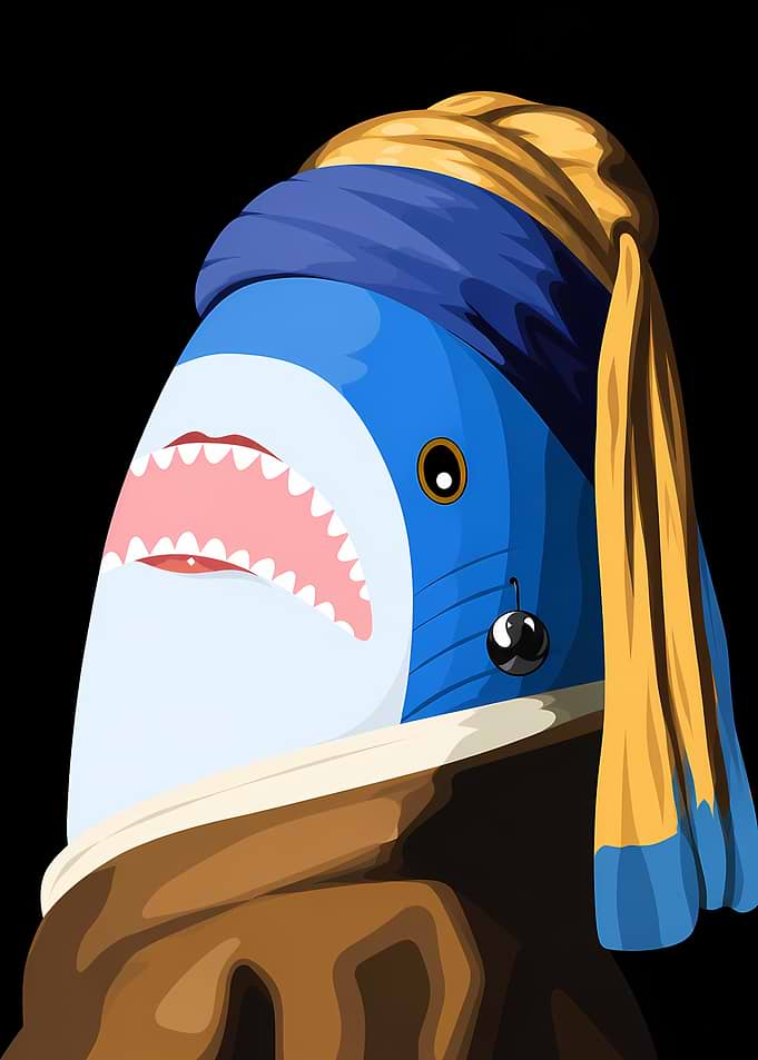Girl with a Pearl Earring Shark