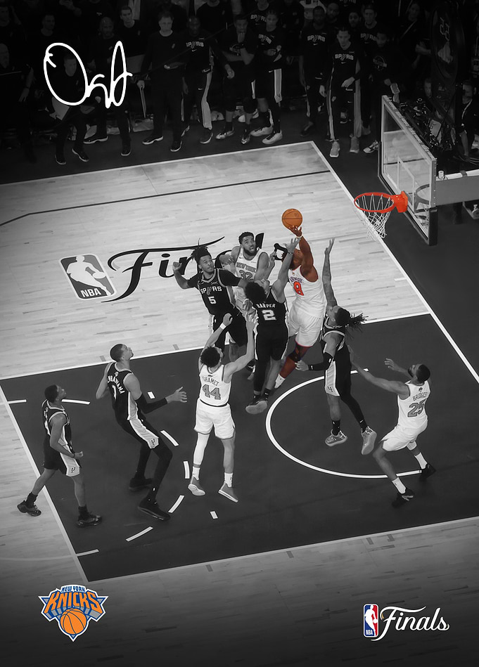 OG Anunoby - The Shot Black and White