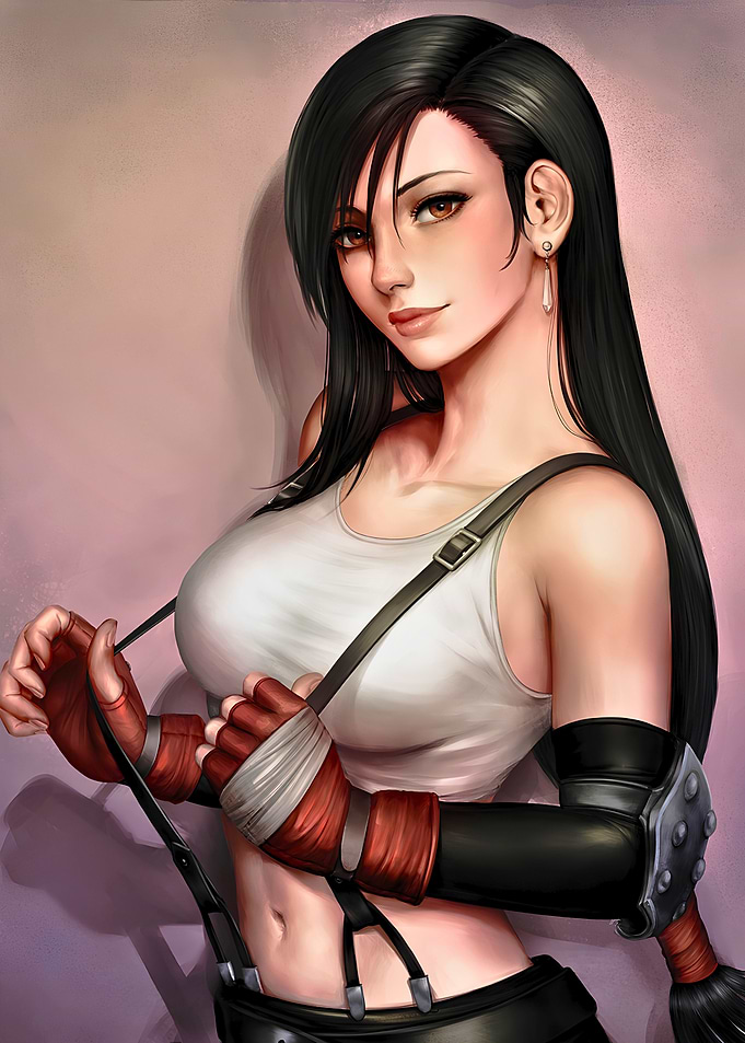 Tifa Lockhart Final Fantasy Portrait