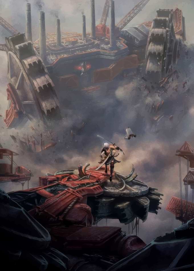 2B Facing a Massive Machine