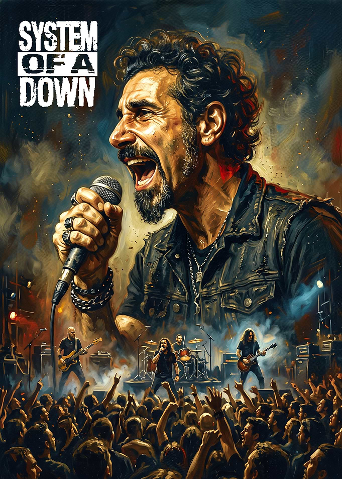 System of a Down Concert Poster