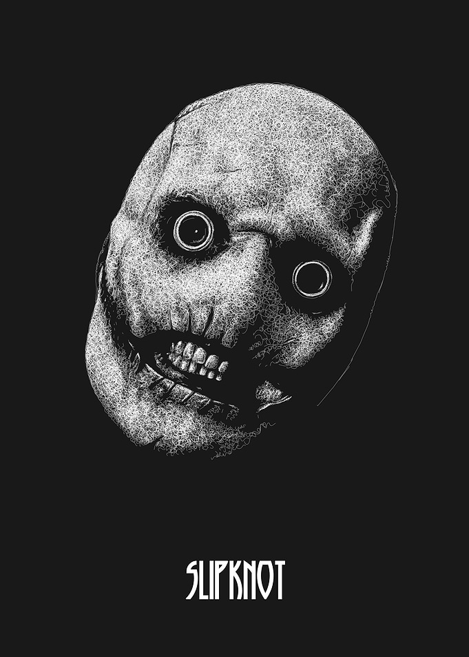 Slipknot Corey Taylor Mask Graphic