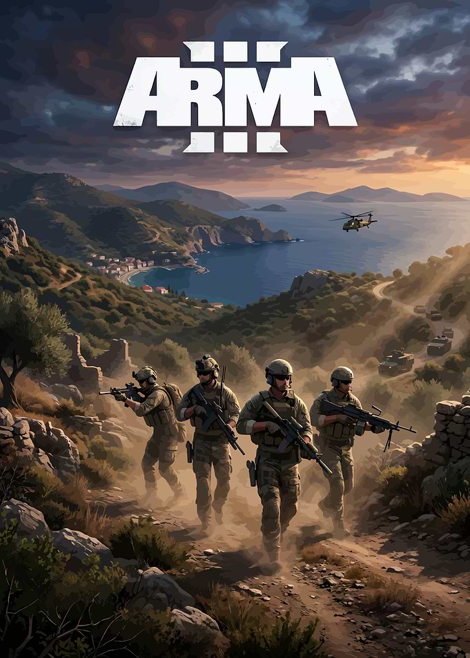 Arma 3 Tactical Military Game Poster