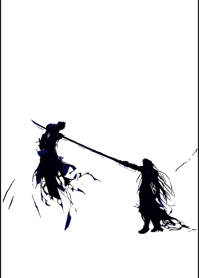 Final Fantasy VII Cloud and Sephiroth