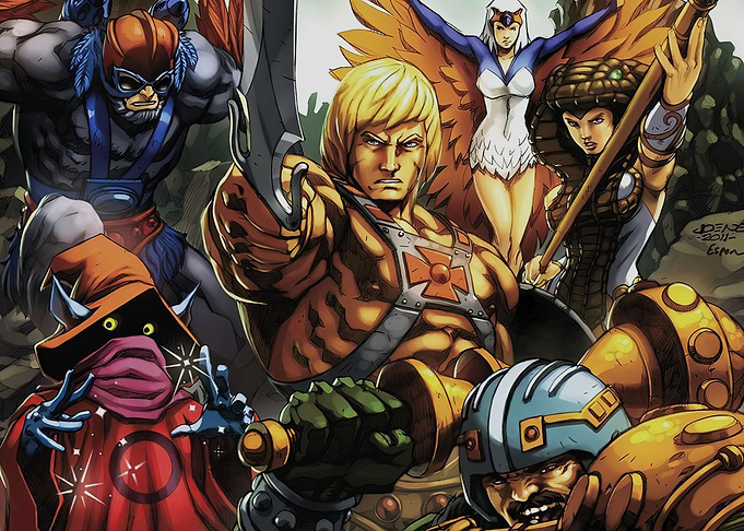 Masters of the Universe Team Illustration