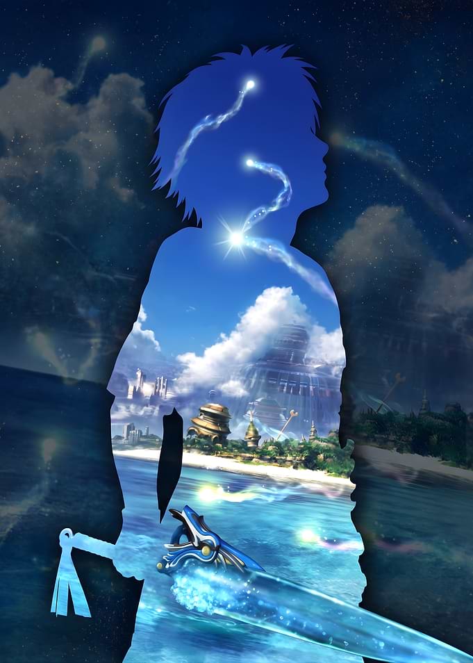 Final Fantasy X Tidus Silhouette Art