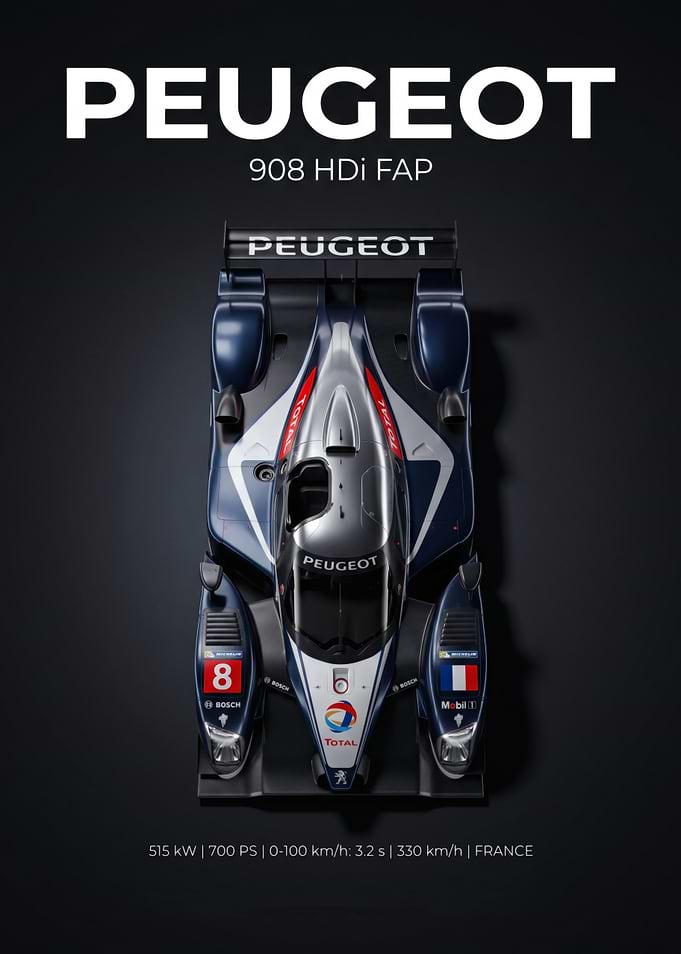 Peugeot 908 HDi FAP Race Car