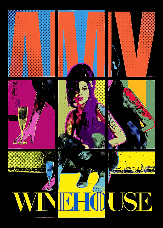 Amy Winehouse Pop Art Poster