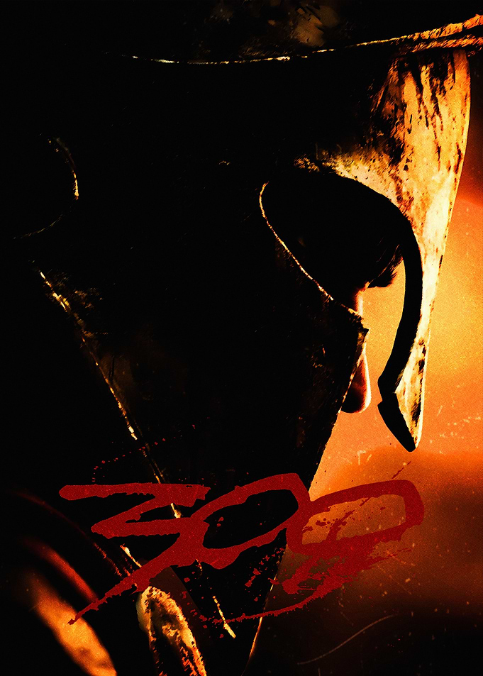 300 Movie Spartan Helmet Poster
