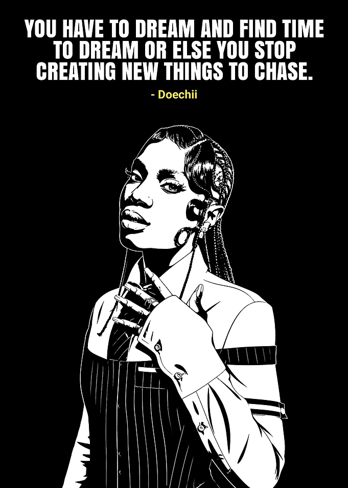 Doechii Inspirational Quote Poster
