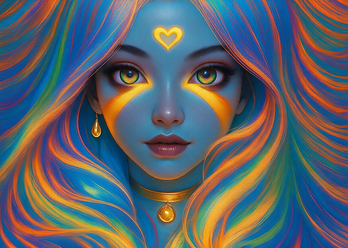 Ethereal Goddess Portrait