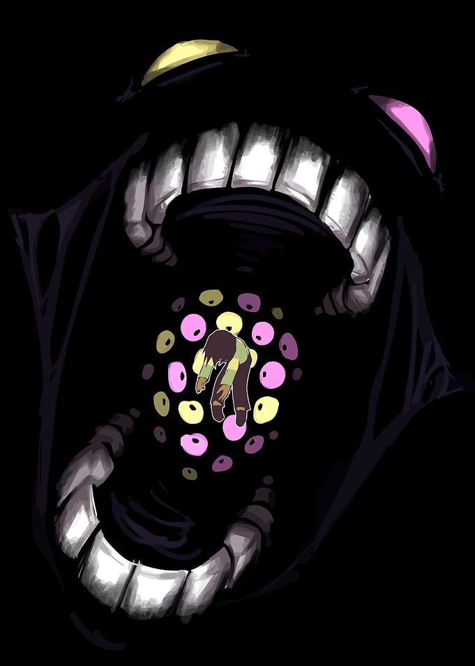 Kris Falling into Darkness Fan Art