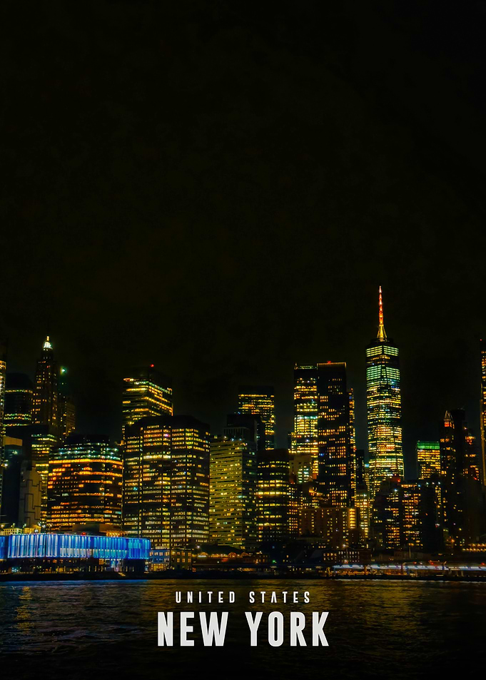 New York City Skyline at Night