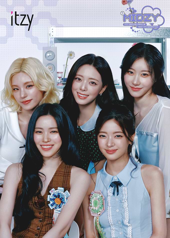 ITZY K-pop Group Promotional Poster