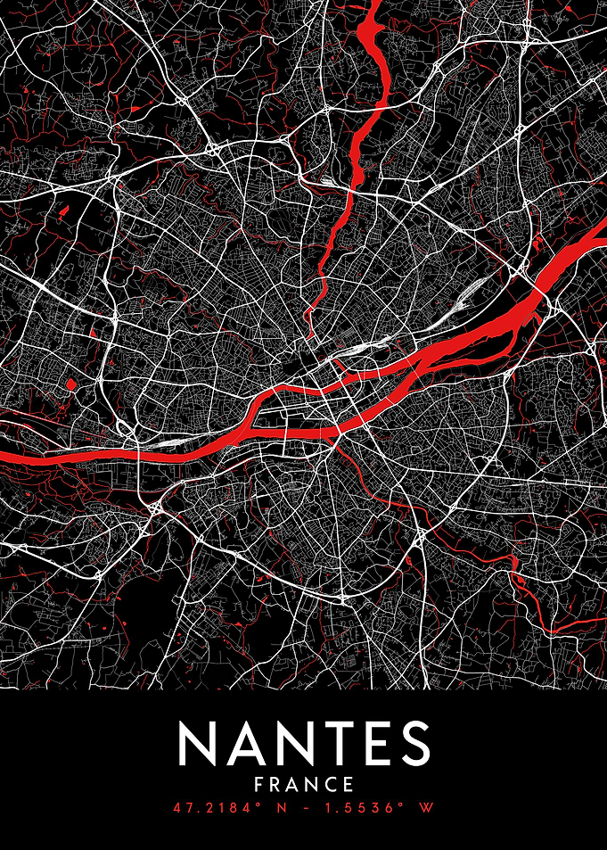Nantes Dark Map
