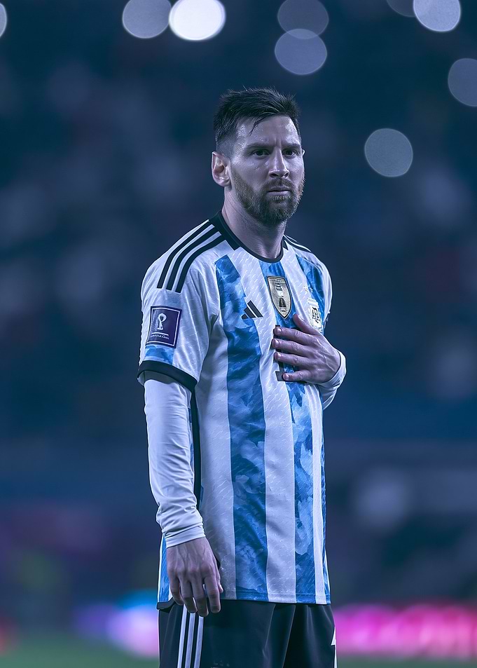 Lionel Messi in Argentina National Jersey