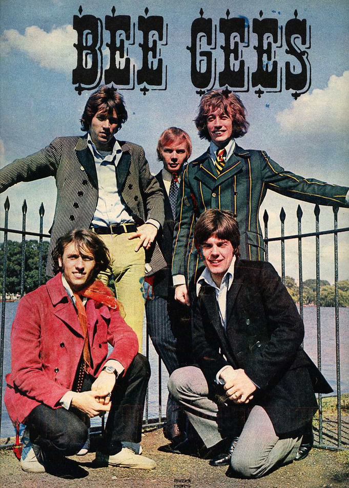 Vintage Bee Gees Band Portrait