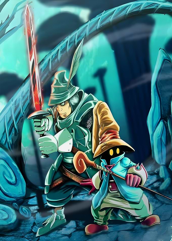 Steiner and Vivi Final Fantasy IX