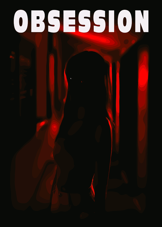 Obsession Dark Silhouette Poster