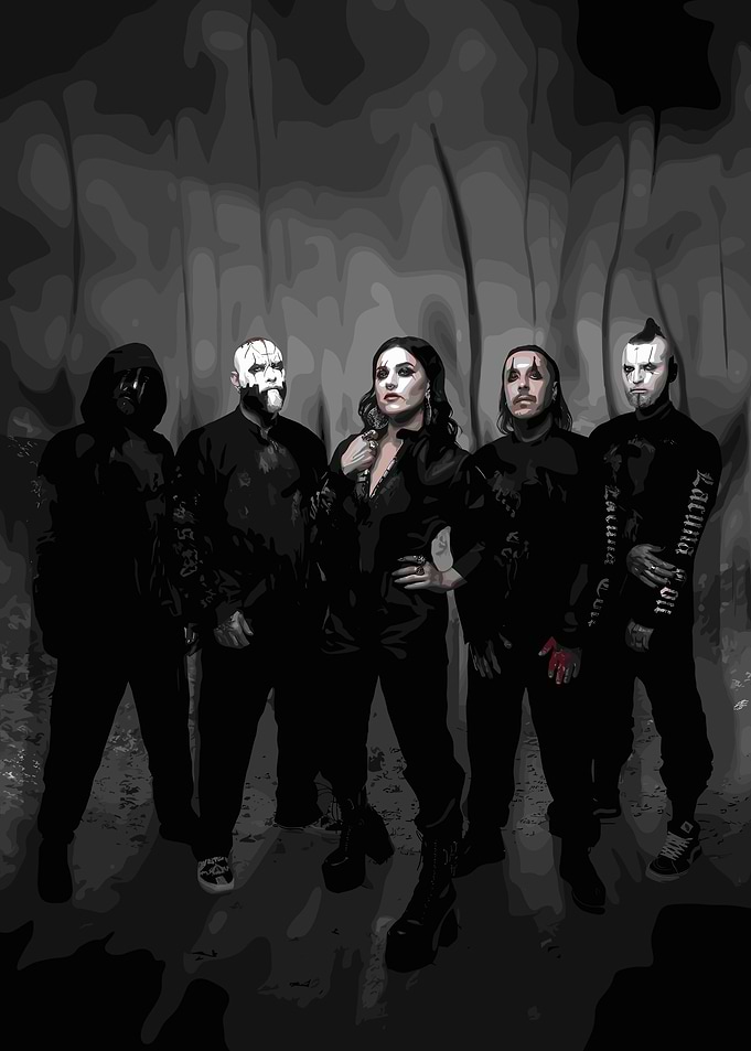Lacuna Coil Band Portrait