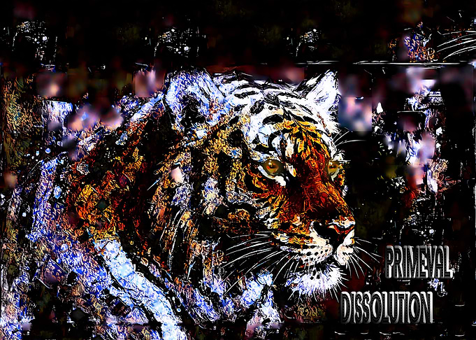 Primeval Dissolution Tiger Art