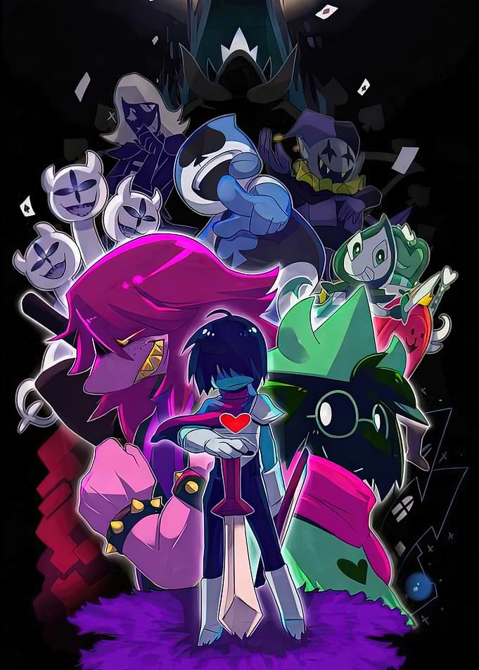 Deltarune Chapter 1 Character Poster