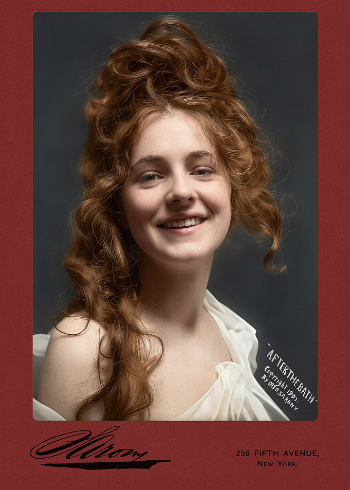 After the Bath: Evelyn Nesbit (1901)