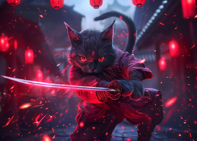 Black Cat Ninja Warrior