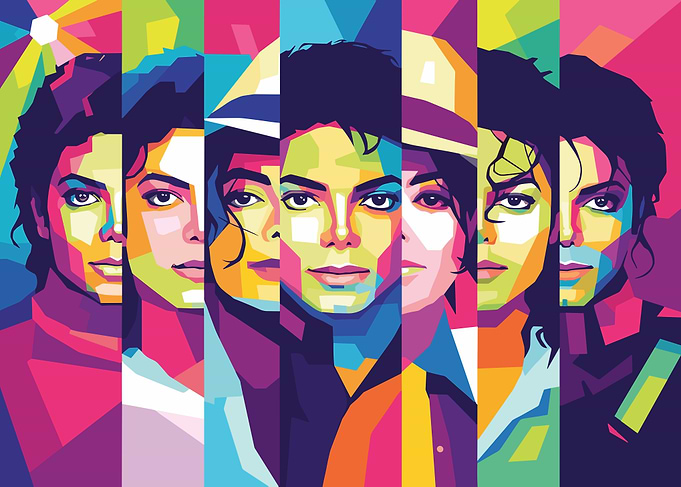 Michael Jackson Pop Art Portrait