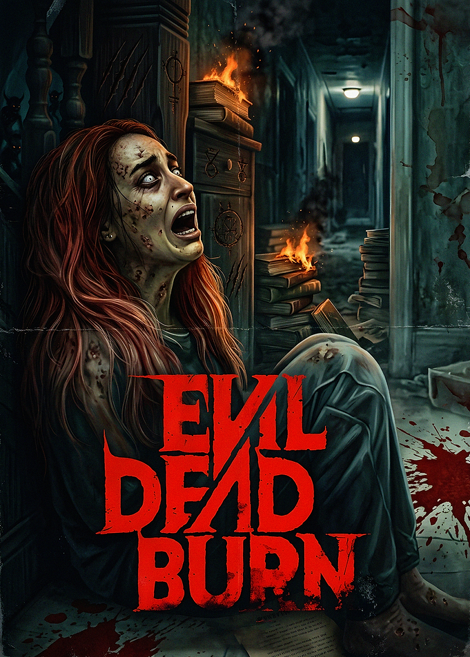 Evil Dead Burn Horror Poster