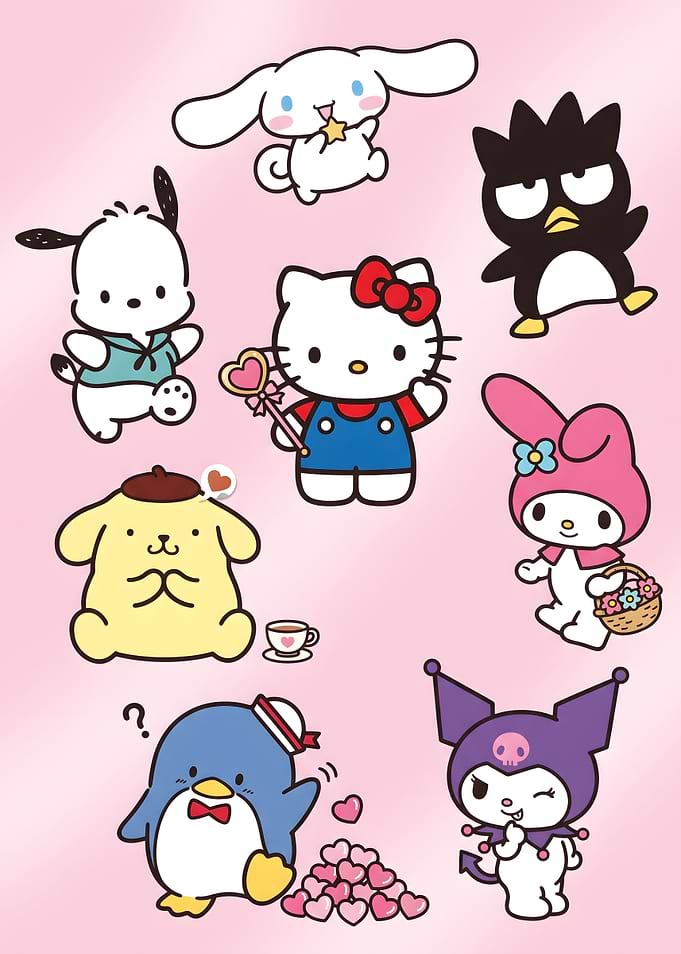 Sanrio Character Collection Illustration
