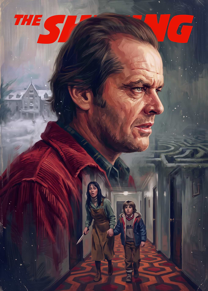 The Shining Movie Poster Art