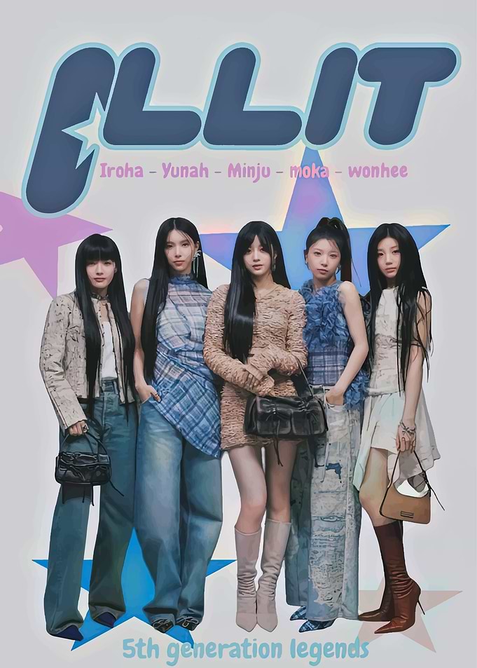 ILLIT K-pop Group Poster